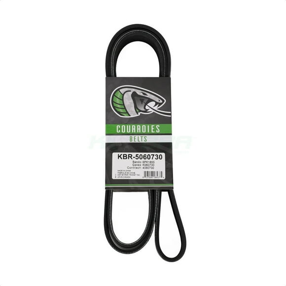 Kobra Serpentine Ceinture KBR-5060730 pour Voiture Ram 1500 Classic Ford Ranger Pontiac Vibe Mazda B2300 Chevrolet S10 Audi GMC Jeep Oldsmobile Cutlass Supreme Cherokee Sonoma A6 Quattro Lumina Allroad S15 911