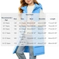 thumbnail image 3 of Kids Girls Long Quilted Puffer Vest Sleeveless Hooded Button Down Padded Coats Jacket Outerwear with Pockets, 3 of 9