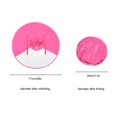 thumbnail image 2 of Chubasquero plegable para niños, impermeable, resistente al viento, reutilizable, con capucha, para exteriores, para niños y niñas [rosa], 2 of 5