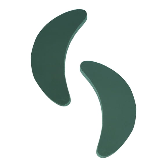 unbranded  2 Pcs Moon Shaped Floral Foam Wedding Arch Flowers Mud Arrangement Must-haves