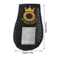 thumbnail image 1 of 1Pcs Support de Queue de Billard Durable Sac de Craie Fournitures de Queue de Billard Magnétique Portable avec Crochet Pochette de Craie, 1 of 6