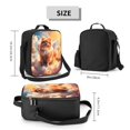 thumbnail image 2 of Honeii Cute Cloud Pomeranian Print Insulated Lunch Bag, Reusable Lunch Box for Adult, Leakproof Cooler Bag for Work Office Travel Picnic, 2 of 7