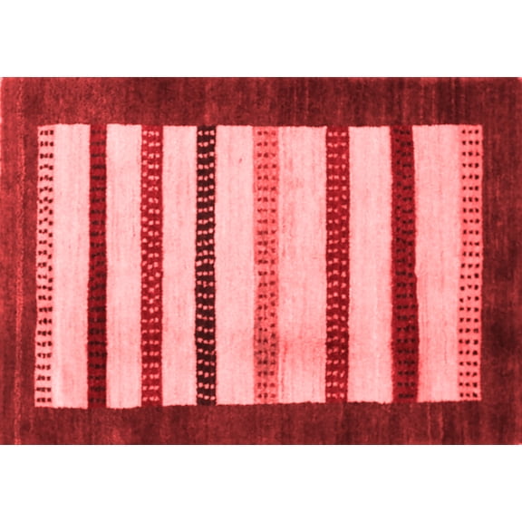 Ahgly Company Indoor Rectangle Persian Red Traditional Area Rugs, 5' x 7'