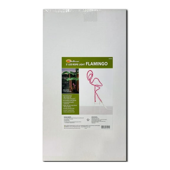 Faulkner 20520 2 ft LED Flamingo Yard Light Pink