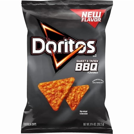 Pack of 1 Doritos Tortilla Chips Sweet & Tangy BBQ, 9.25 Oz