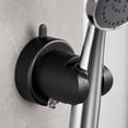 thumbnail image 5 of Adjustable Shower Head Holder, Universal Wall Mount Bracket for Handheld Shower Head, Strong Adhesive Shower Wand Holder, No Drilling Bathroom Accessories, 1Pack Black, 5 of 6