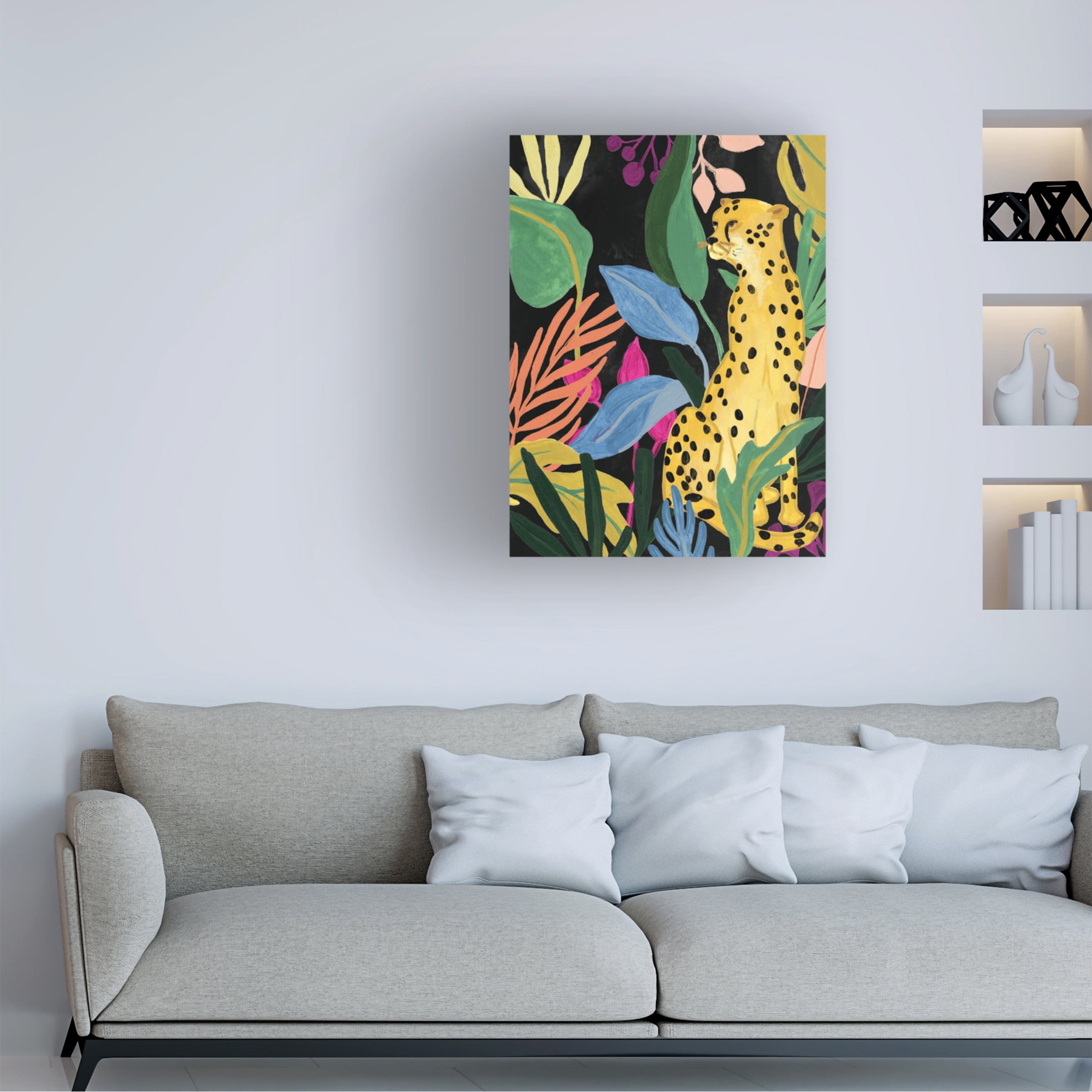 June Erica Vess 'Cheetah Kingdom II' Canvas Art