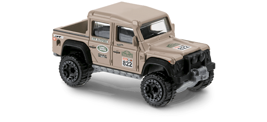 Hot Wheels ’15 Land Rover Defender Double Cab HW Hot Trucks 7/10 2019 NEU 