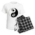 thumbnail image 4 of CafePress - Wolf Therian Ying Yang Women's Light Pajamas - Women's Short Sleeve Print T-Shirt and Pants Light Cotton Pajama Set, 4 of 7