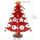 thumbnail image 2 of Mini árbol de navidad de madera con percha para decoración de árbol de navidad de madera decoración de escritorio mini adornos diy 3d árbol de navidad mini adornos rojo Fason WLJ-3644, 2 of 5
