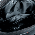 thumbnail image 5 of Mochila multifuncional con reflejantes gris para moto Rasen negro, 5 of 5
