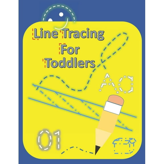 Line Tracing For Toddlers: Lines and Shapes Pen Control - Toddler Learning Activities - Preschool Workbook - Pre K to Ki, (Paperback)