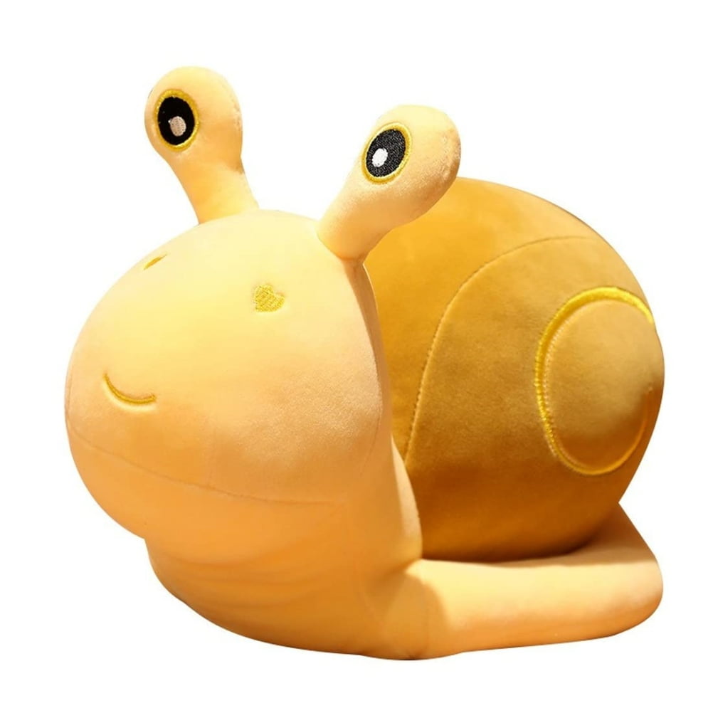 Cute Cartoon Snail Plush Toy Stuffed Fluffy Doll Throw Pillow Tabletop