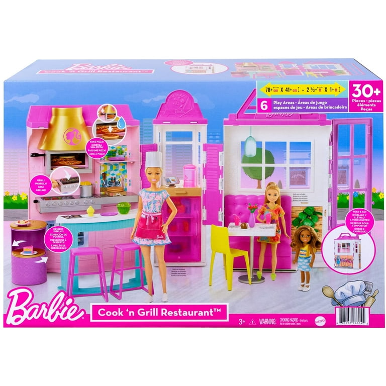 Dining Room Set De Barbie Cafeteria Barbie® Cook 'n Grill
