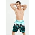 thumbnail image 3 of Mens Swim Trunks Long, Quick Dry Mens Boardshorts, 9 Inches Inseam Mens Bathing Suits with Mesh Lining, 3 of 8