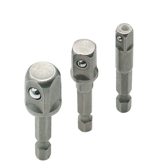 3 Pcs Socket Wrench Adapter Bit Adapter Set Impact Socket Extension Extention Wrench Socket Wrench Extension