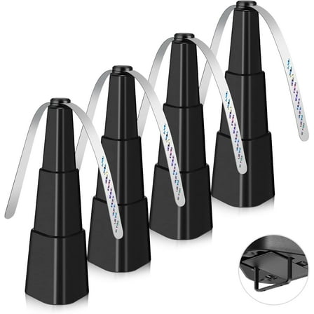 Fly Fans for Tables, Fly Fan Outdoor Indoor Keep Flies Away, Table Top Fly Fan Fly Spinner with Holographic Blades, Fly Deterrent for Picnic, Restaurant, Party, Home, BBQ (4 Pack)