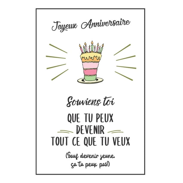 Bon Anniversaire Carnet De Notes Pour Elle Idee Cadeau Anniversaire Pratique Et Rigolo Pour Femme Pour Maman Pour Sa Soeur Ou Sa Meilleure Amie Paperback Walmart Com Walmart Com