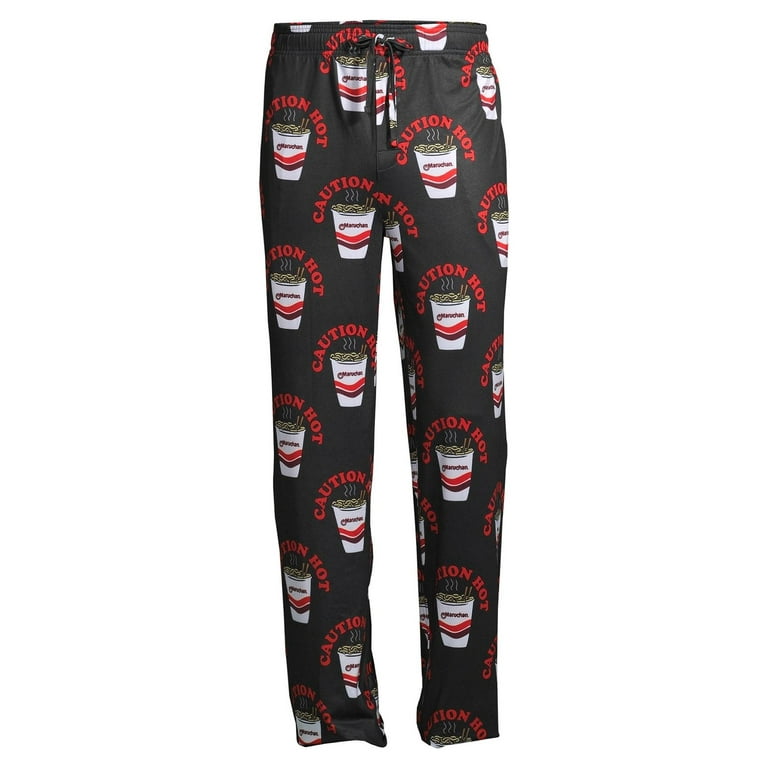 Maruchan Printed Elastic Waistband Pockets Sleep Pants Maruchan Printed Elastic Waistband Pockets Sleep Pants