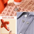 thumbnail image 3 of Five Claw Buckle Tool Set, Metal Snap Buttons with Fastener Pliers, Snap Button DIY Craft Kit for Clothing, Leather Crafting and Sewing Projects(Silver, 200 Buttons), 3 of 17