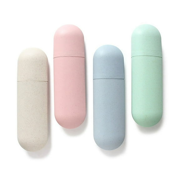 GOOHOCHY  Toothbrush Box and Toothpaste Storage Travel Holder