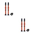 thumbnail image 3 of Advancent Wheel Valves Kit with Rubber Base Bike Cycling Pump Accessories Core Tubeless Stem Vacuum Tool Repair Parts Nozzle for Using naranja amarillo 78 mm 2piezas Advancent CBP126649, 3 of 5