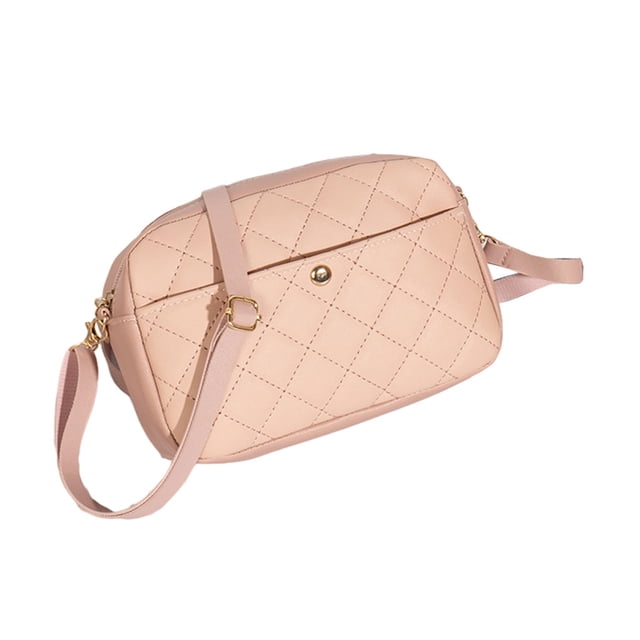 Transemion Versatile Shoulder Bag Lightweight And Fashionable Handbag Lightweight And Portable Messenger Bag pink 1Set