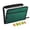 Deep Forest Green Background, variant on 13-Pocket Expanding File Folder—Nylon Accordion File Organizer with Handwritten Labels, Bright Emerald Green