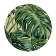 thumbnail image 4 of Acheng Round Tablecloth Palm Leaves with Lush Branches and Leaves Tropical Jungle Palm Leaves with Charming Colors 46-50, 4 of 8