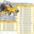 thumbnail image 2 of 125255 Zero Turn Mower Fit For Hustler Raptor SDX Hydro Transmission Bracket Kit, 2 of 7