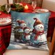 thumbnail image 1 of Funda de almohada de lino, adornos navideños, funda de almohada navideña, decoración navideña, decoración de sofá, almohada de lino, sofá de casa, decoración navideña, funda de almohada, decoraciones, 1 of 6