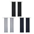 thumbnail image 2 of Forzero High Blackout Black Curtains, 52*63 Inches, Made Of 3-layer Polyester Material, Comfortable To The Touch, 90% Shading, 2 of 6