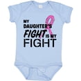 thumbnail image 3 of Inktastic My Daughters Fight is my Fight- breast cancer awareness Boys or Girls Baby Bodysuit, 3 of 5