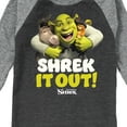 thumbnail image 3 of Shrek - Shrek It Out - Toddler & Youth Raglan Graphic T-Shirt, 3 of 4