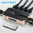 thumbnail image 1 of HDMI Splitter, 5 in 1 Out 4K HDMI Switch with Remote Control for PS3 XBOX 360 PS4 Sky Box DVD HDTV Projector, 1 of 5