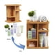 thumbnail image 4 of Organizador de maquillaje Lavish Home Rotating Bamboo Skincare, 4 of 6