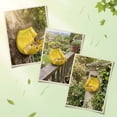 thumbnail image 7 of Kugisaki Resin Tree Mounted Bird Feeder Creative Banana Shaped Bird Feeder for Outdoor Garden Patio Decor, 7 of 7