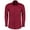 Claret, variant on Kustom Kit Mens Long Sleeve Poplin Shirt