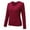Wine, variant on Women Crew Neck Lined Thermal Thermal Underwear Slim Tops Long Sleeve Thermal Shirts Winter Tops Thermal Women Underwear Top Tops Cuddles Long Underwear Women Thermal under Shirts Thermal