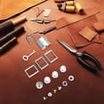 thumbnail image 2 of Hardware para bolsos, Hardware para bolsos, suministros de artesanía de lujo, clavos creativos para pies, ojales, tornillos para uñas, Hardware de Oro, 2 of 8
