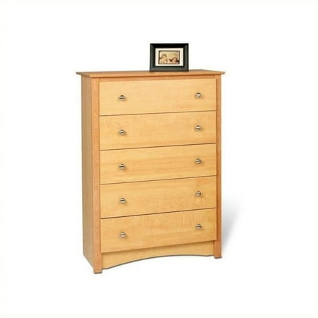 Maple Sonoma 5 Drawer Chest Walmart Com