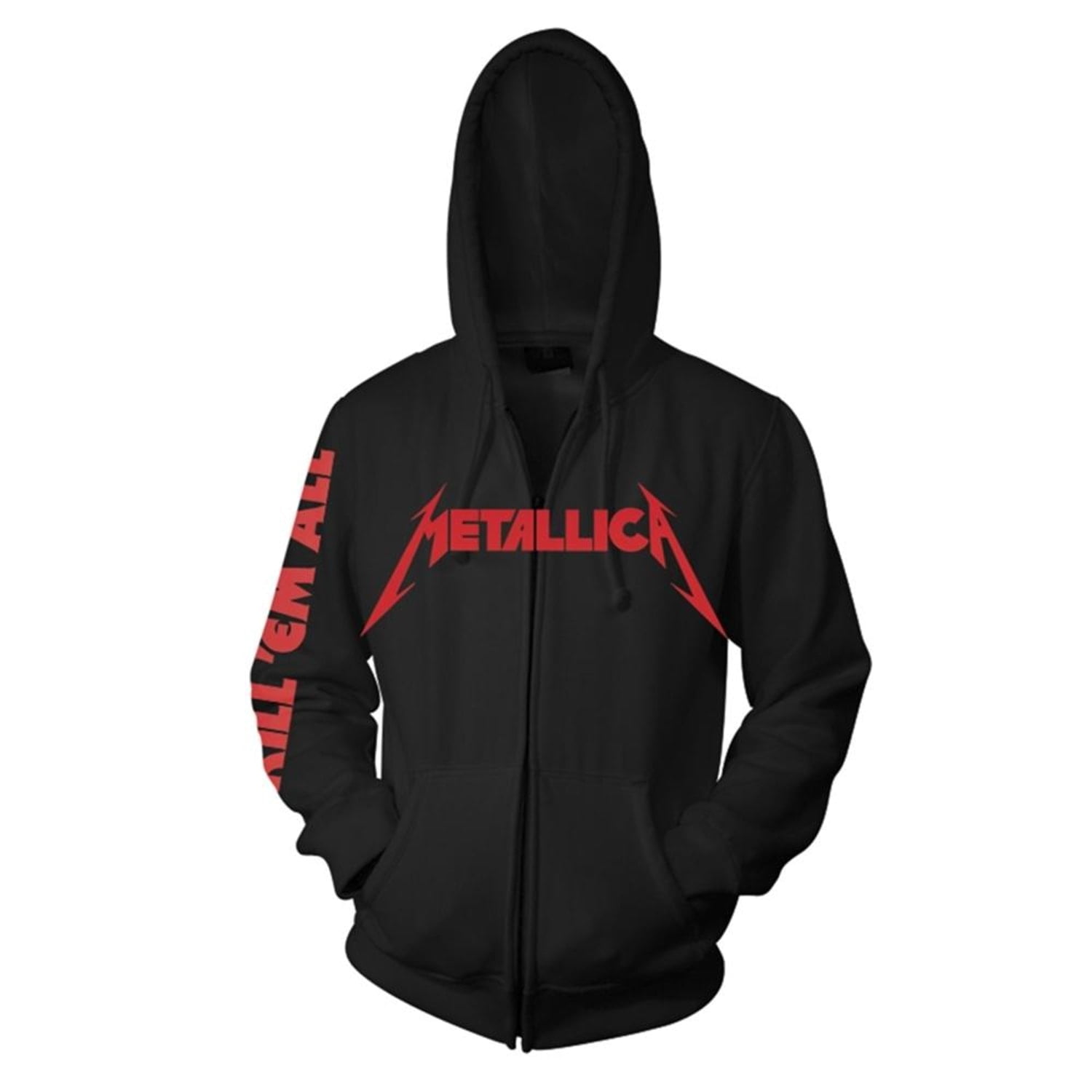 Metallica Adult Kill Em All Full Zip Hoodie Walmart