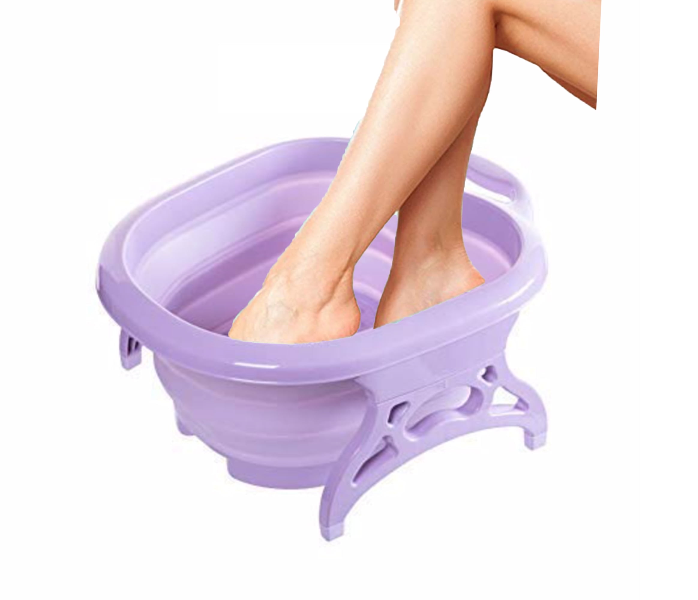 Buy Foot Bath Collapsible Foot Spa with Foot Massager rollers Foot Soak Tub for Athletes