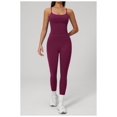 thumbnail image 3 of PISONIC Workout Sets for Women, 2 Piece Seamless Spaghetti Straps Crop Top Matching High Waist Leggings Gym Yoga Outfits, 3 of 7