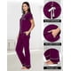 thumbnail image 4 of Womens Pajama Sets - Notch Collar Pajama Top and Pajama Pants PJ Set - Pajamas for Women Logo, 4 of 4