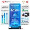 thumbnail image 3 of MeLE Intel N100 Mini PC Stick PCG02 Pro 8GB 256GB Windows 11 Pro 4K Fanless Mini Desktop Computer, 3 of 9