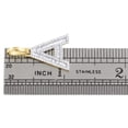 thumbnail image 5 of 10K Yellow Gold Baguette Diamond Letter A Mini Pendant 1" Initial Charm 0.45 CT., 5 of 6