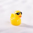 thumbnail image 5 of NUOLUX 20pcs Duck Figurine Micro Landscape Decoration Duck Wearing Glasses Figurine Mini Garden Ornament, 5 of 5