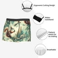 thumbnail image 3 of Kdxio Men's Boxer Briefs with Forest squirrel surreal Print - Comfortable and Breathable Underwear for Everyday Wear, 3 of 5