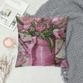thumbnail image 2 of Fenyluxe Pillow Covers Decorations Pink Throw Pillowcase for Home Couch Decor 24x24in, 2 of 5